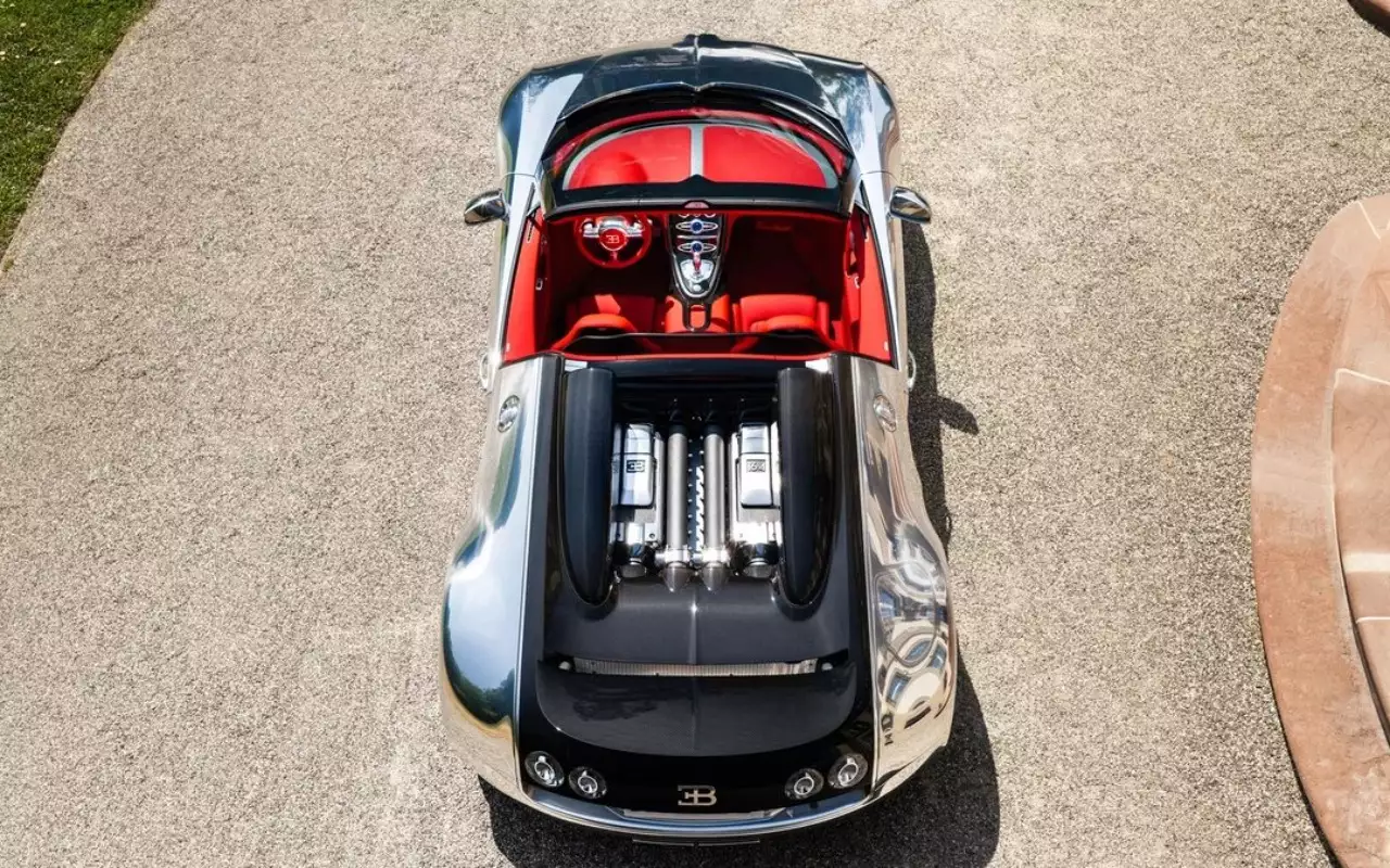 Уникальный Bugatti Veyron с кузовом из полированного алюминия вернулся в Мольсхайм