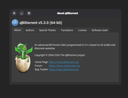 Вышел qBittorrent 5.3.0 с новыми настройками и исправлениями безопасности