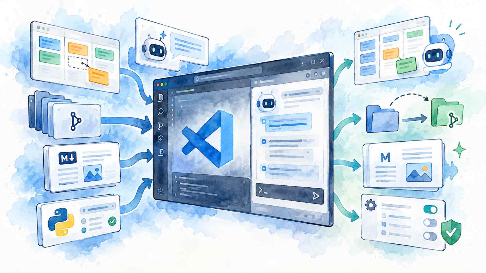 В Visual Studio Code 1.142 расширили работу с ИИ-агентами и Markdown