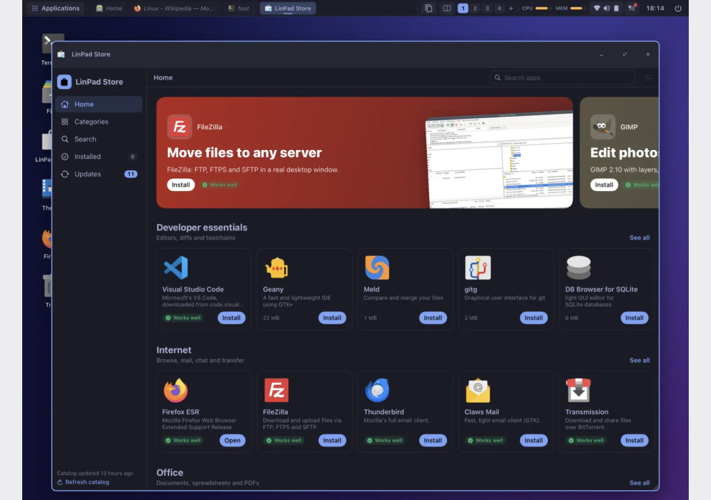 LinPad запускает Linux-приложения на iPad без джейлбрейка
