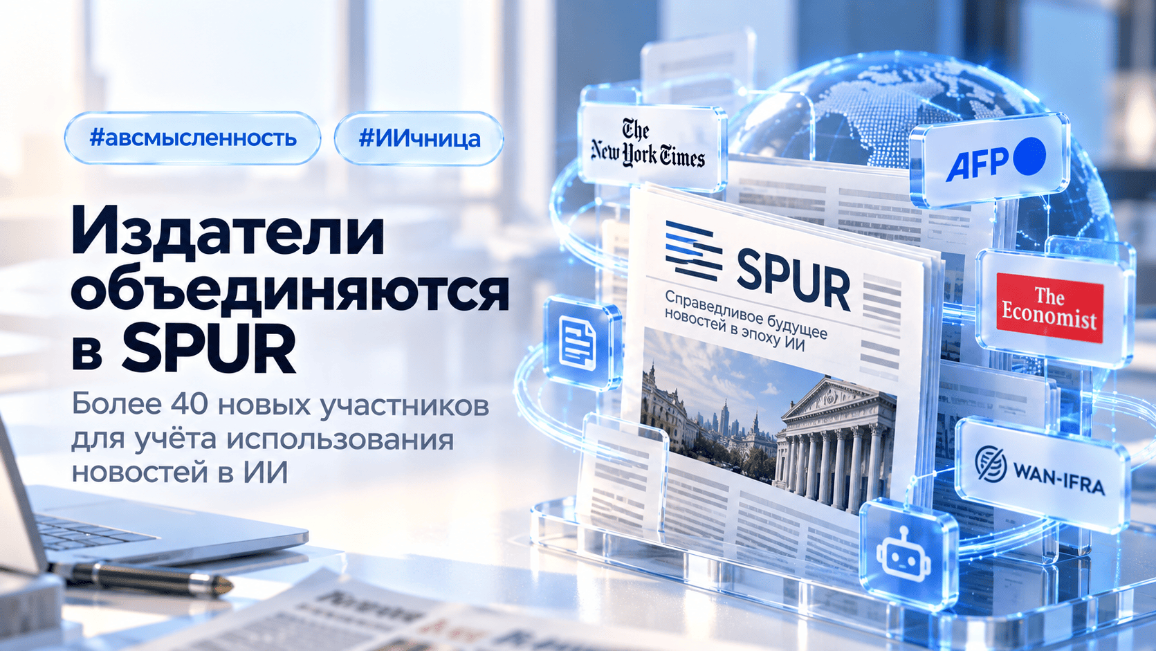 Коалиция SPUR объединила более 80 СМИ для учёта использования контента ИИ