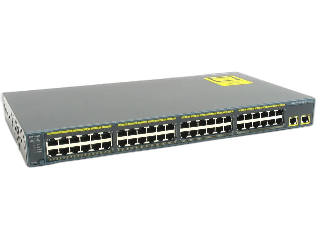 Коммутатор Cisco WS-C2960-48TT-S, 48 портов