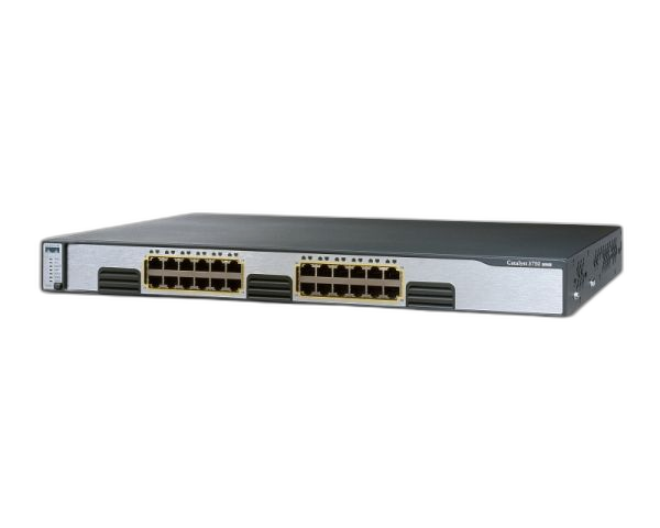 Коммутатор Cisco WS-C3750G-24T-E, 24 порта