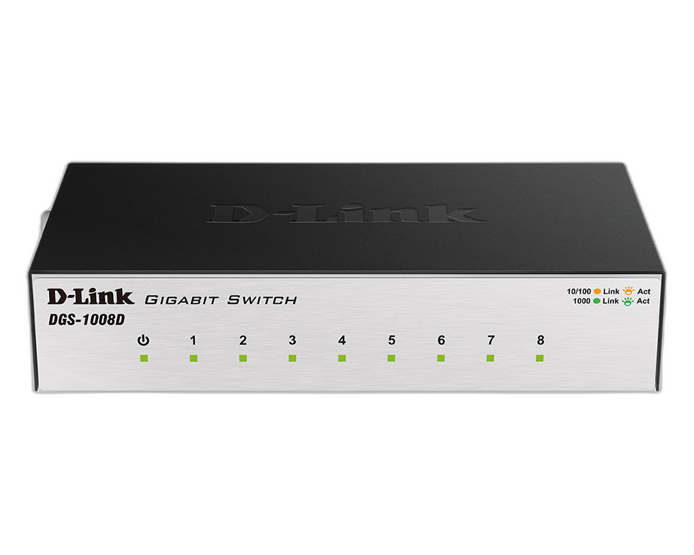 Коммутатор D-Link DGS-1008D