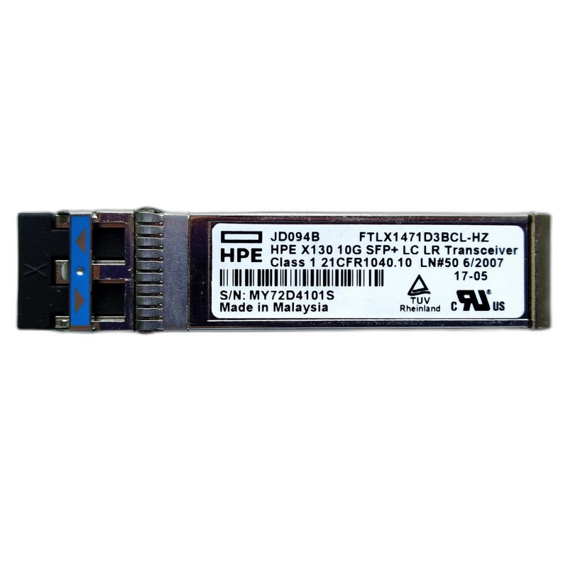 Трансивер HPE X130 10G SFP+ LC LR, 10G LR