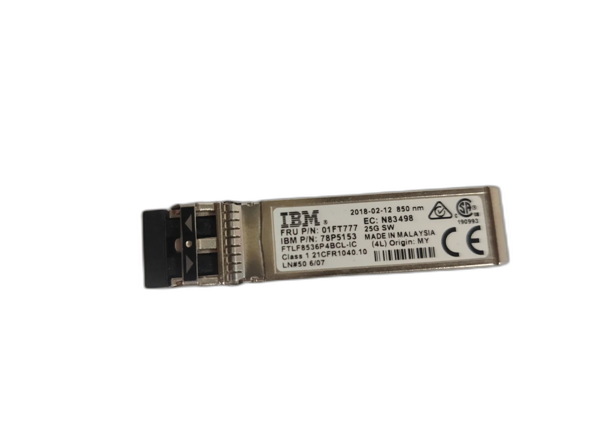 Трансивер IBM FTLF8536P4BCL-IC