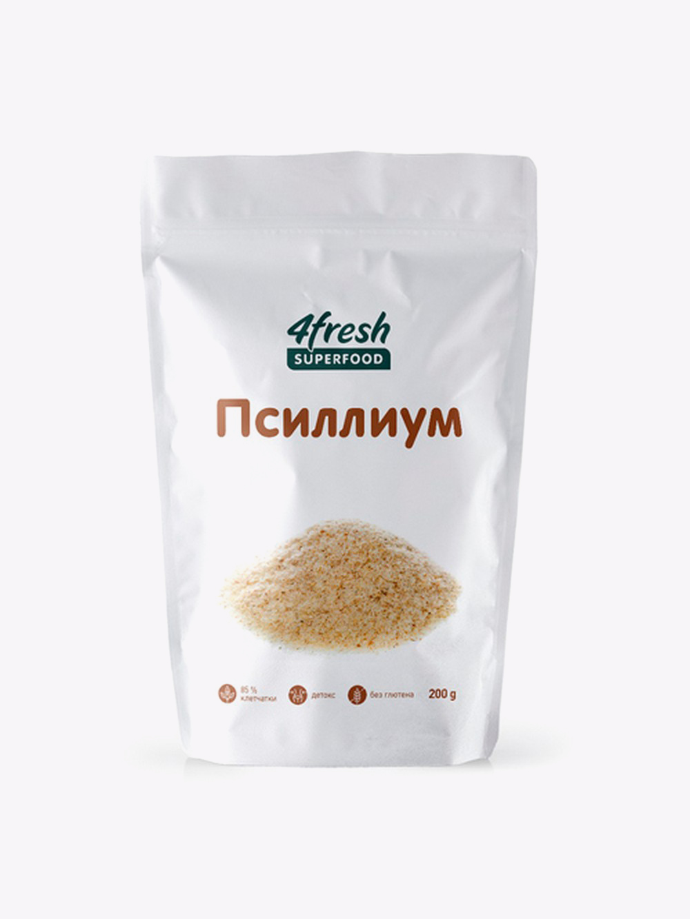 Купить Псиллиум 4fresh FOOD, 200 г в интернет-магазине натуральных товаров  | 4fresh