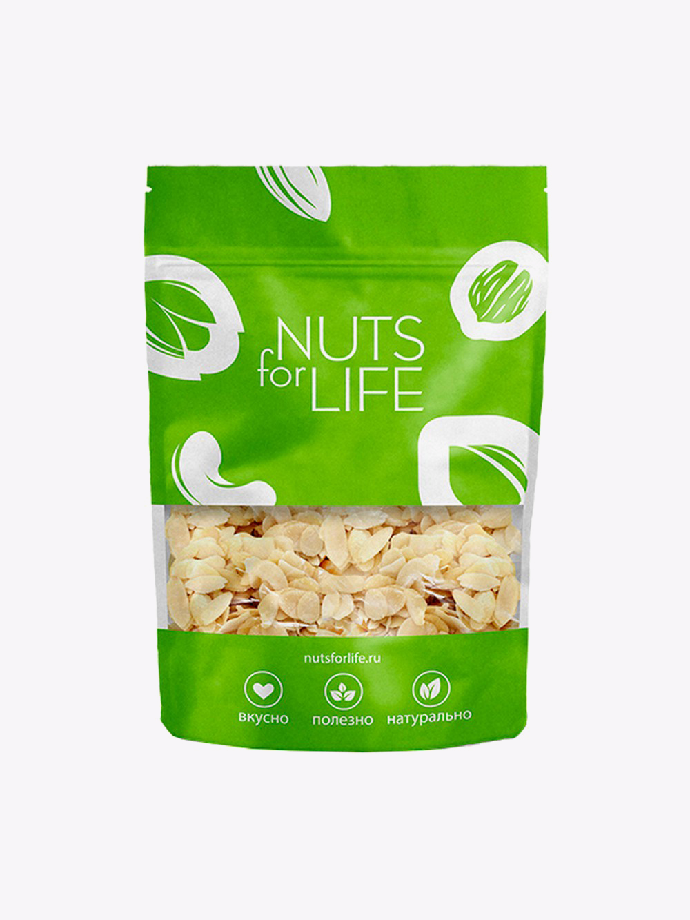 Купить Миндальные лепестки Nuts for life, 100 г в интернет-магазине  натуральных товаров | 4fresh