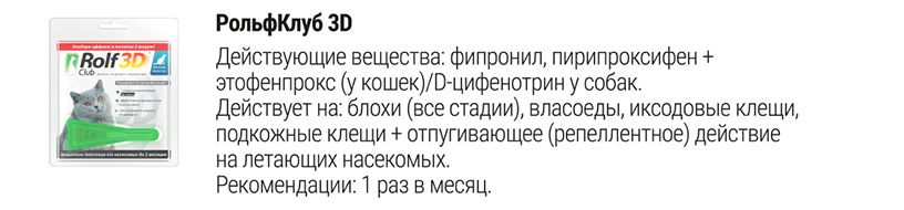 Рольф клуб 3D капли на холку