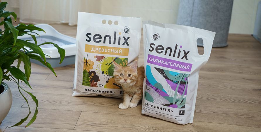 <b>bold text</b>Наполнитель для кошачьего туалета SENLIX