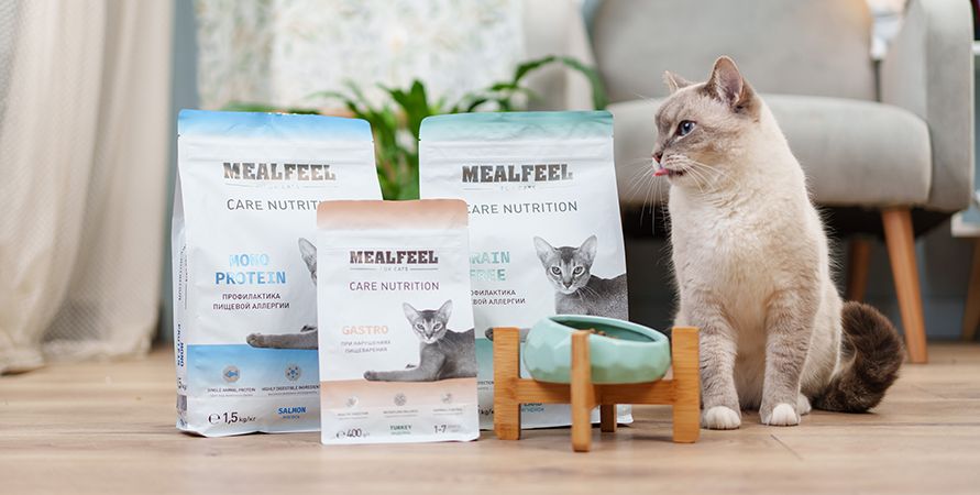 Новинка от Mealfeel: линейка кормов Care Nutrition