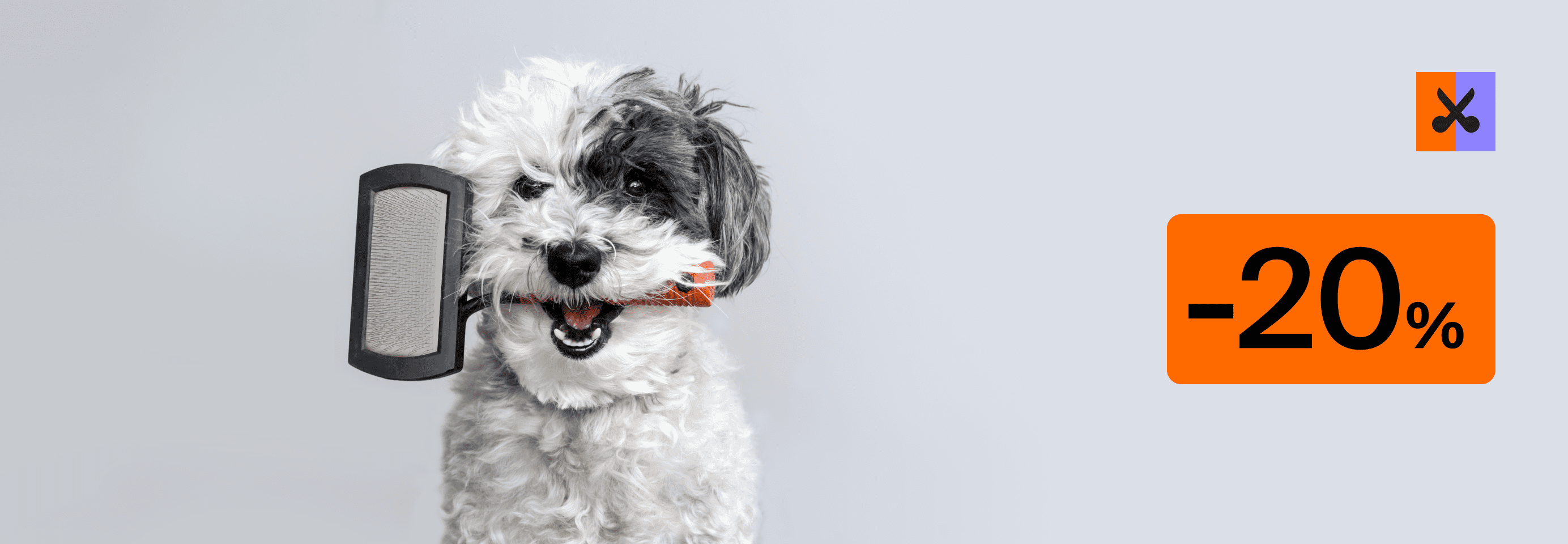 Скидка 20% на все услуги груминга каждую среду