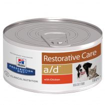 Prescription Diet a/d Restorative Care влажный корм для собак и кошек, с курицей, 156г Prescription Diet a/d Restorative Care влажный корм для собак и кошек, с курицей, 156г