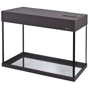 Аквариум П72/66л прямой Венге LED LUX LIGHT (60*30*46)+Крышка, лампаLEDDY TUBE Retro Fit Sunny 1*10Вт, стекло 5/5