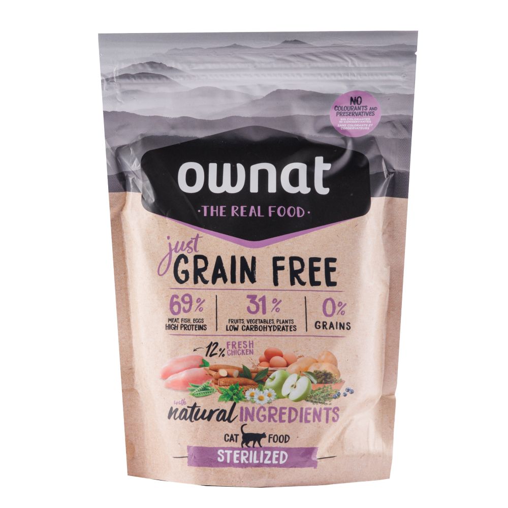 Adult Sterilized Корм сухой беззерновой для стерилизованных кошек, с курицей, 400 гр.