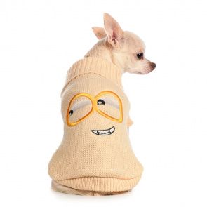 Свитер для собак 20см XS бежевый (унисекс)