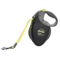 рулетка GIANT L 50кг светоотражающий ремень 8м черная