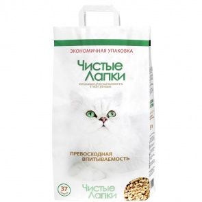 Наполнитель для кошачьего туалета, древесный, впитывающий, 37 л Наполнитель для кошачьего туалета, древесный, впитывающий, 37 л