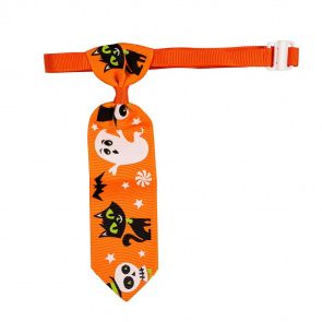 Галстук оранжевый Halloween