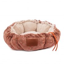 Лежак с матрасом 57 см, коричневый