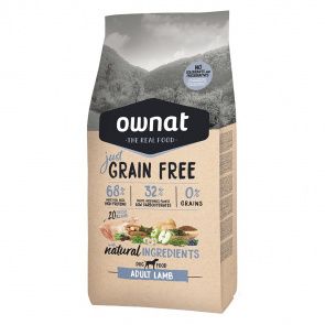 GRAIN FREE JUST сухой корм для собак беззерновой, с ягненком, 3 кг 