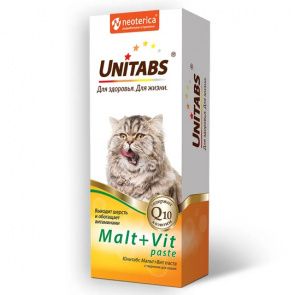 Витаминная паста для вывода шерсти Malt+Vit, 120мл