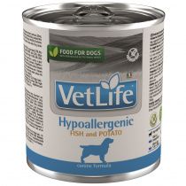 Vet Life Hypoallergenic диетический влажный корм для собак, гипоаллергенный, с рыбой и картофелем, 300г Vet Life Hypoallergenic диетический влажный корм для собак, гипоаллергенный, с рыбой и картофелем, 300г