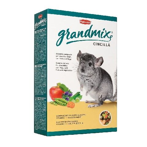 Корм GRANDMIX cincilla комплексный/основной корм для шиншилл и дегу 850г