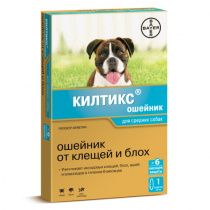Килтикс ошейник для собак средних пород от блох и клещей, 48 см