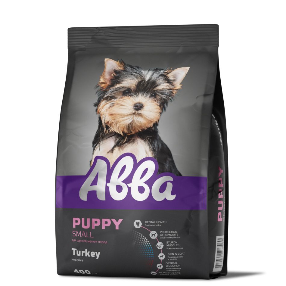 АВВА Premium Puppy Сухой корм для щенков мелких пород, индейка
