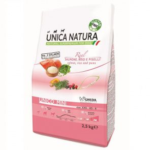 Сухой корм для собак мелких пород с лососем, рисом и горохом, 2,5 кг