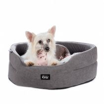 Лежак для кошек и собак 59x50x17см овальный