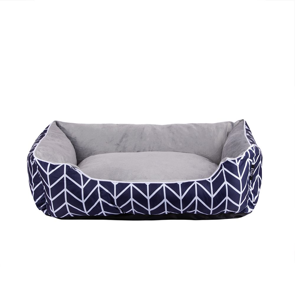 Лежак для собак крупных пород Елочка, 100х70х25 см, синий Лежак для собак крупных пород Елочка, 100х70х25 см, синий