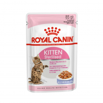 Kitten Sterilised нежные кусочки в желе для стерилизованных котят от 6 до 12 месяцев