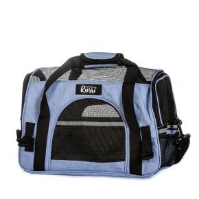 Сумка-переноска для кошек и собак мелкого размера, M, 40х20х26 см, голубая