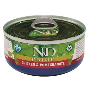 N&D для кошек прайм, курица и гранат