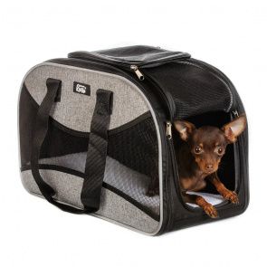 Сумка для кошек и собак мелкого размера, 45x23x30 см, серая Сумка для кошек и собак мелкого размера, 45x23x30 см, серая