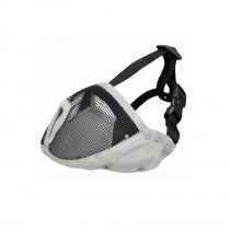 Трикси Намордник для короткомордых пород, полиэстер, М: 27 cм, серый Трикси Намордник для короткомордых пород, полиэстер, М: 27 cм, серый