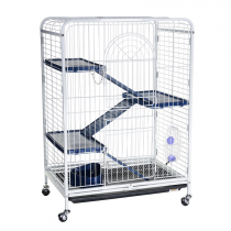 Kredo D800 - Клетка для грызунов 3-эт.выдв.поддон укомп.64х43,5х92,5 см на колесах Kredo D800 - Клетка для грызунов 3-эт.выдв.поддон укомп.64х43,5х92,5 см на колесах