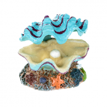 Ракушка голубая с распылителем 10х10х8см