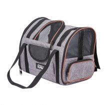 Рюкзак для кошек и собак мелкого размера, 35x23x28 см, серый
