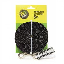 PETHOBBY поводок капроновый для собак с импортным карабином 5м 20мм PETHOBBY поводок капроновый для собак с импортным карабином 5м 20мм