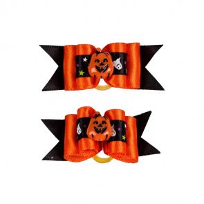 Бантик оранжевый Тыква 2шт