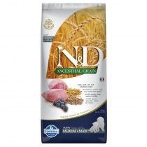 Puppy Medium&Maxi низкозерновой сухой корм для щенков средних и крупных пород, с ягненком, спельтой, овсом и черникой, 12кг