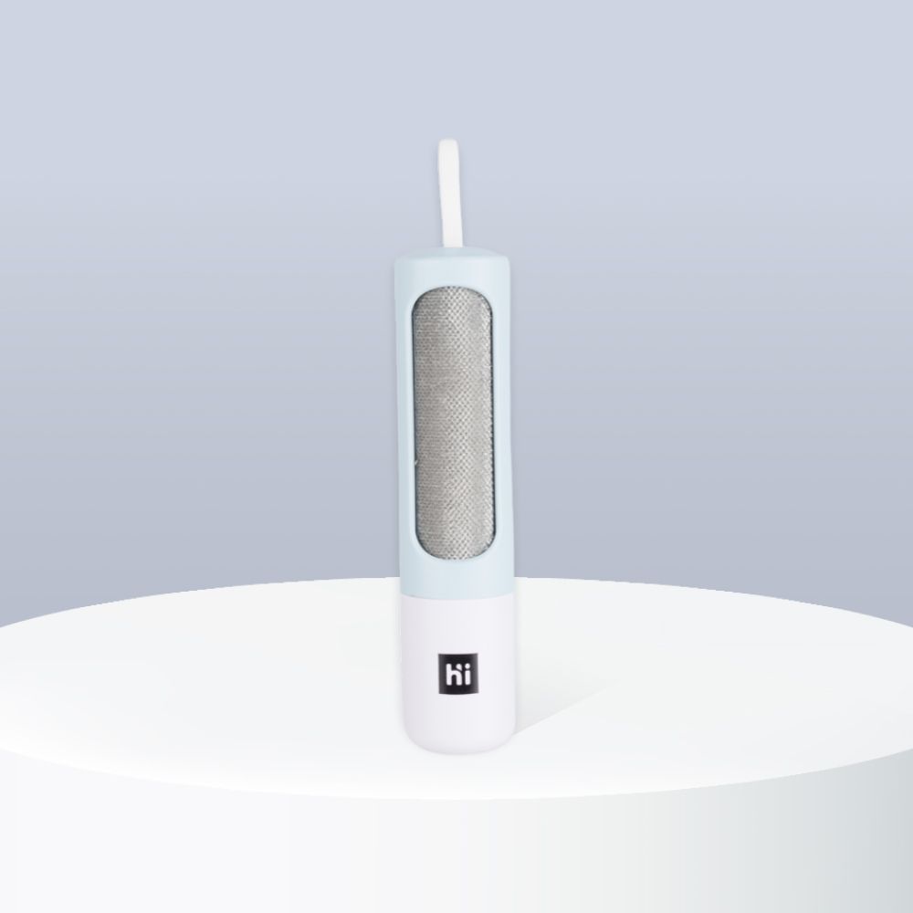 Щетка для сбора шерсти, 19 см, голубая