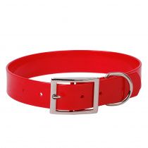 Ошейник из биотана для собак крупных пород, красный, 25 мм, обхват шеи 39-51,5 см Ошейник из биотана для собак крупных пород, красный, 25 мм, обхват шеи 39-51,5 см