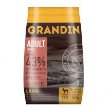 Сухой корм для взрослых собак мелких пород с ягненком, 3 кг