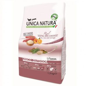 Outdoor сухой корм для кошек с уткой, рисом и апельсинами, 1,5 кг Outdoor сухой корм для кошек с уткой, рисом и апельсинами, 1,5 кг