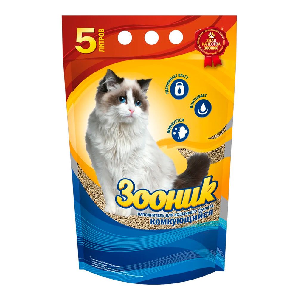 Зооник Наполнитель комкующийся 5 л