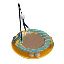 Игрушка для кошек Игровой трек 3 в 1 (когтеточка, дразнилка, игровой круг) Игрушка для кошек Игровой трек 3 в 1 (когтеточка, дразнилка, игровой круг)